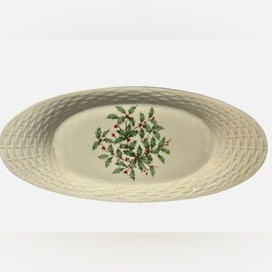 Lenox Holiday Tray-special edition/discontinued. 13.5” x 6.25”. Never used.